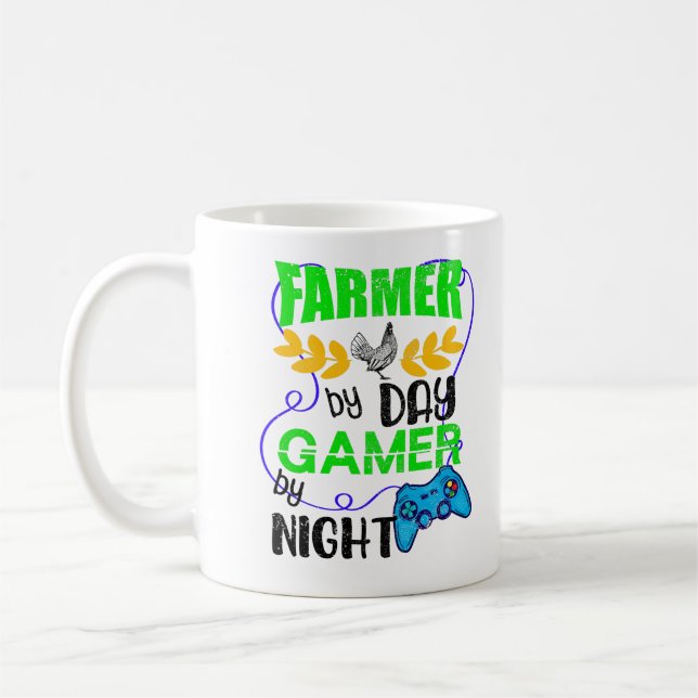 Mug Paysan par Joueur de jour par nuit (Gauche)