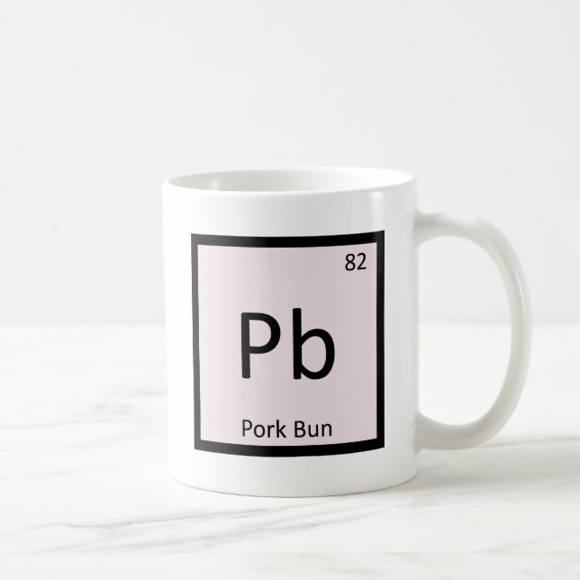 Mug Pb - Tableau périodique de chimie chinoise de (Droite)