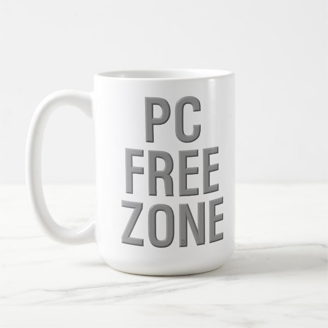Mug PC Free Zone (Gauche)