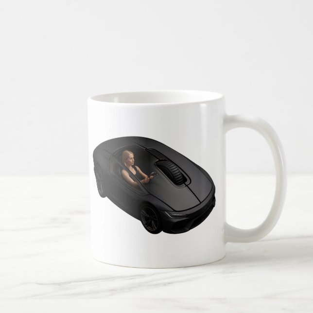 Mug PC Mouse-Car : Cliquez à la vitesse d'une supervoi (Droite)