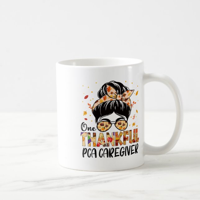 Mug Pca Caregiver One Thanksgiving Messful Bun Thanksg (Droite)