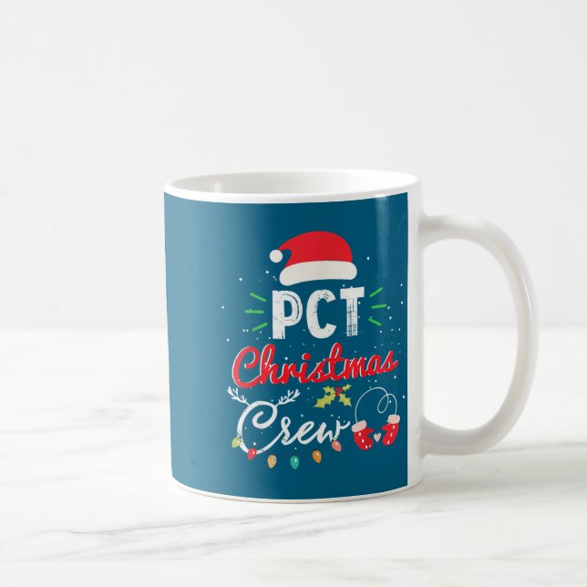 Mug Pct Christmas Crew Fun Patient Care Tech Matching  (Droite)