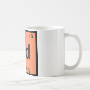 Mug Pd - Podcasting Chimie Symbole du tableau périodiq