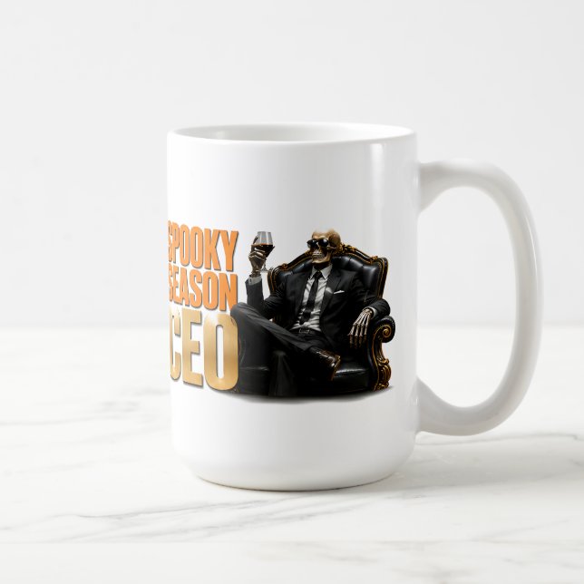 Mug 💼 PDG de la saison effrayante Citation drôle d'Ha (Droite)