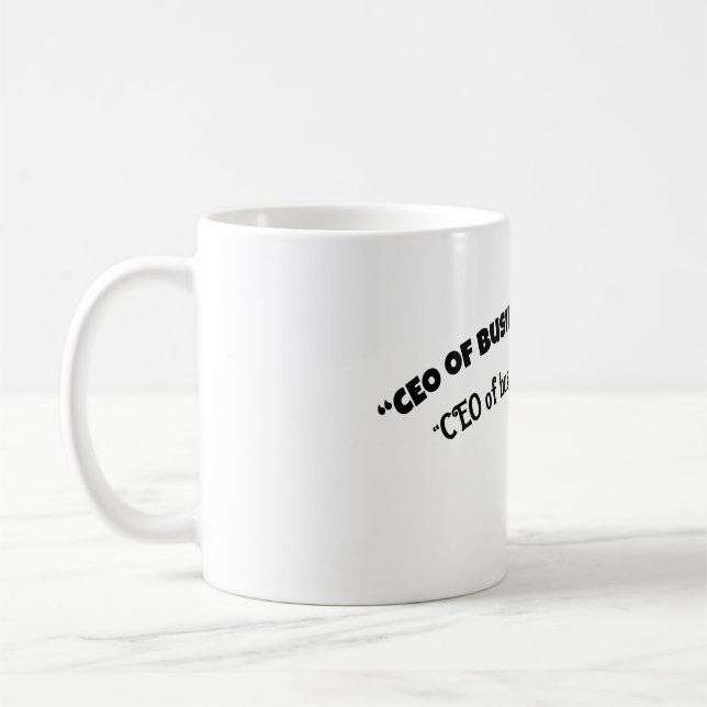 Mug "PDG de l'entreprise ET temps de repos (Gauche)