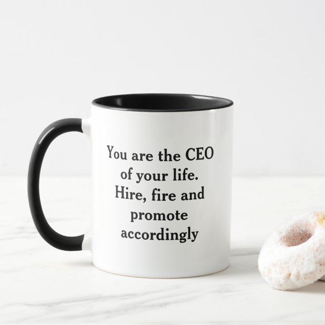 Mug PDG de Your Life Motivational (Avec donut)