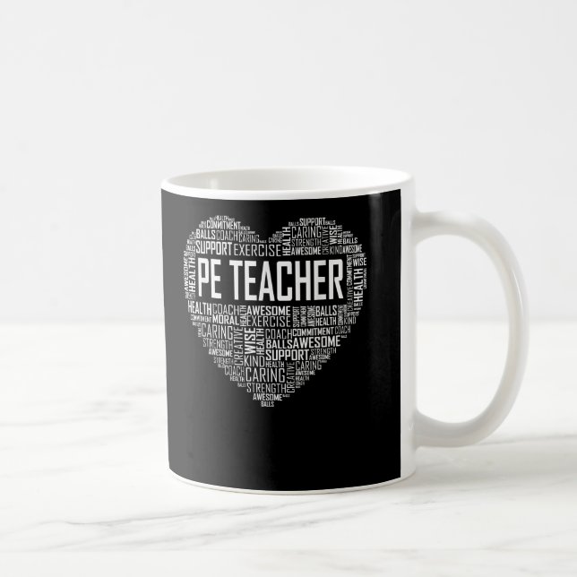 Mug PE Enseignement physique Enseignant Appréciation E (Droite)