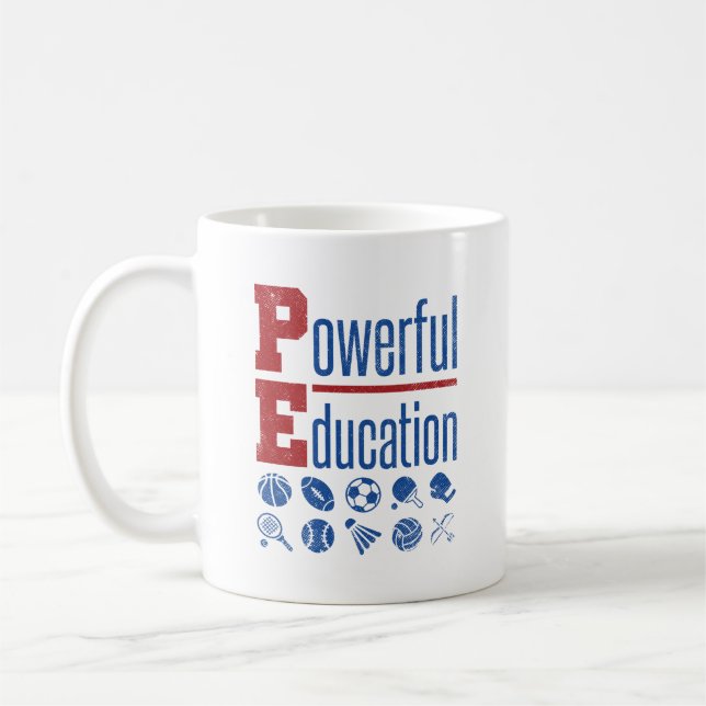 Mug PE Puissant Enseignant PE (Gauche)