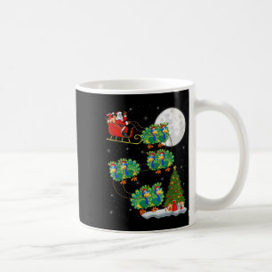 Mug Pea Père Noël Sleigh Flying Funny Magique Noël