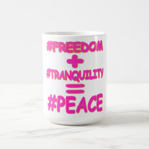 Mug "PEACE EQUATION" Mignonne conception. Commandez dè