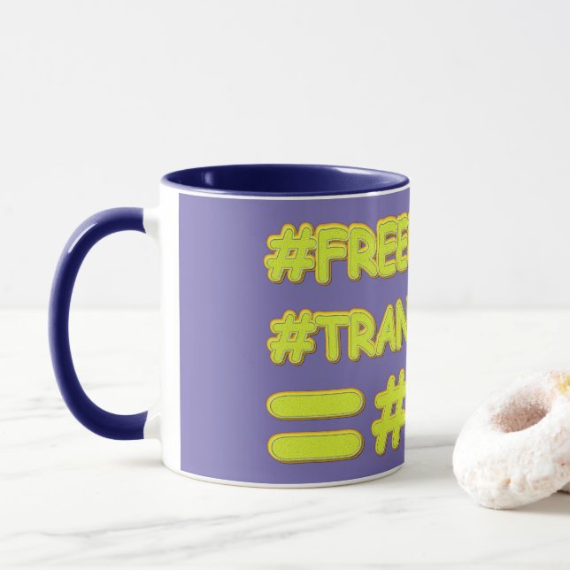 Mug "PEACE FORMULA EQUATION" Joli design. Commandez dè (Avec donut)
