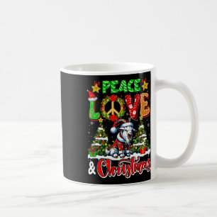 Mug Peace Love And Christmas Adorable Propriétaire De