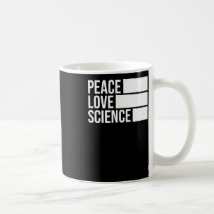 Mug Peace Love And Science ! Sticker2