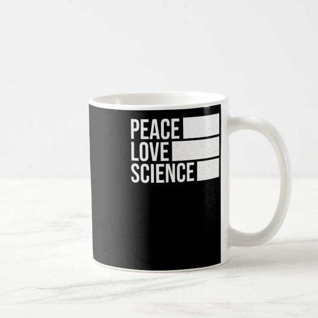 Mug Peace Love And Science ! Sticker2 (Droite)