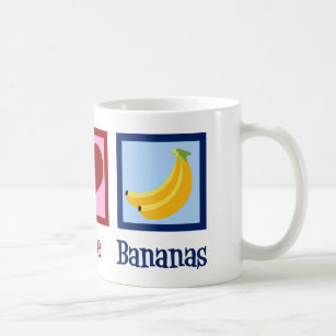 Mug Peace Love Bananas
