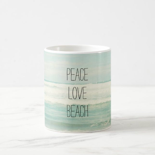 Mug Peace Love Beach (Centre)