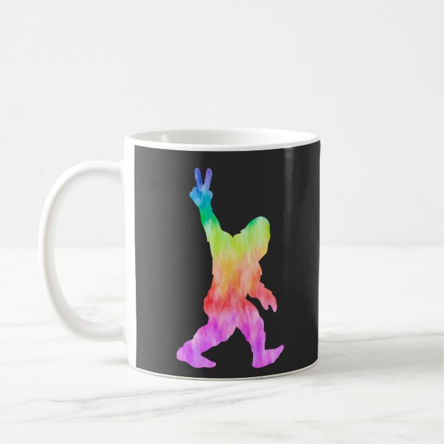 Mug Peace Love Bigfoot (Gauche)