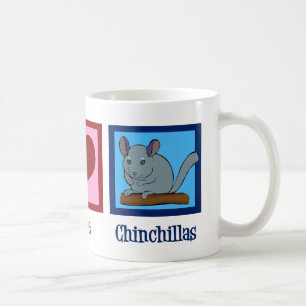 Mug Peace Love Chinchillas