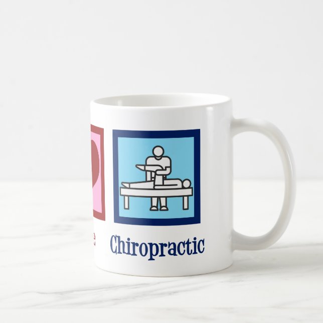 Mug Peace Love Chiropractic (Droite)