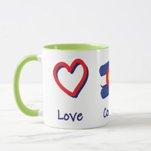 Mug Peace Love Colorado