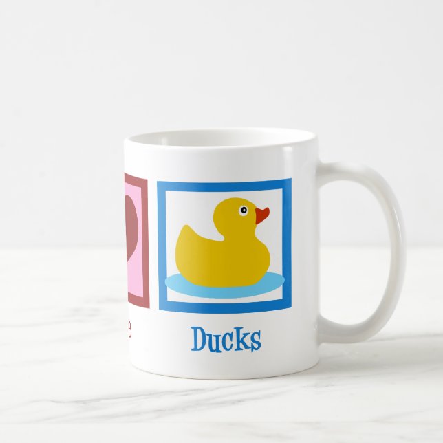 Mug Peace Love Ducks (Droite)
