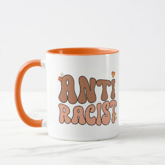 Mug Peace Love et Anti-Raciste