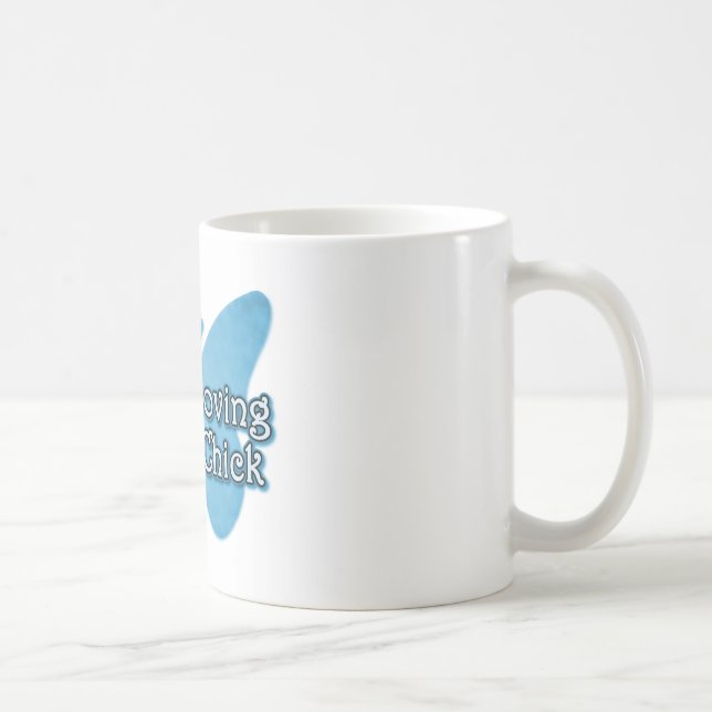 Mug Peace Love Hippie Chick (Droite)