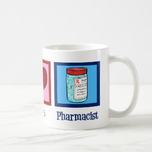 Mug Peace Love Pharmist