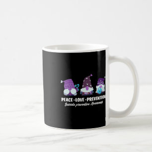 Mug Peace Love Prevention Soutien Prévention du suicid