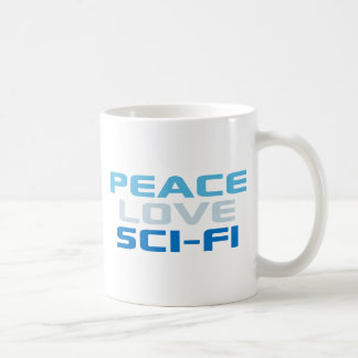 Mug Peace Love Sci-Fi