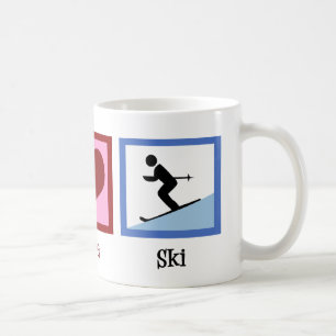 Mug Peace Love Ski