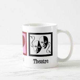 Mug Peace Love Theater Actor Don