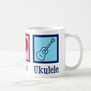 Mug Peace Love Ukulele