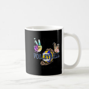 Mug Peace Love Volleyball Memaw Life Maman Grand-mère