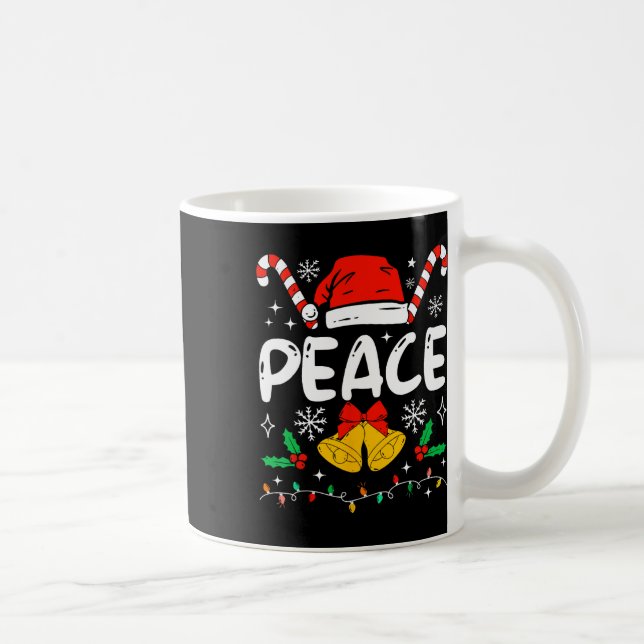 Mug Peace Matching I Come In Peace Couples Santa Hat C (Droite)
