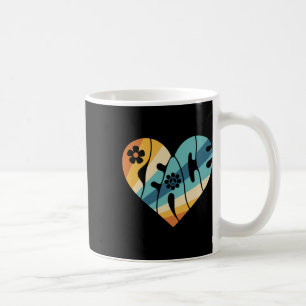 Mug Peace Sign Love 60s les années 70 Super Hippie Cos