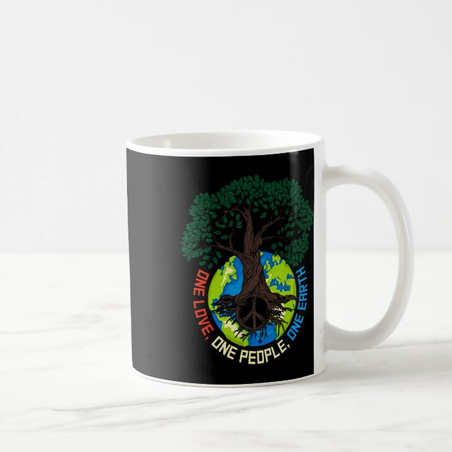 Mug Peace Tree Love - Protection De l'environnement Ea (Droite)