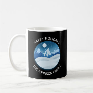 Mug Peaceful Frosted Landscape Custom