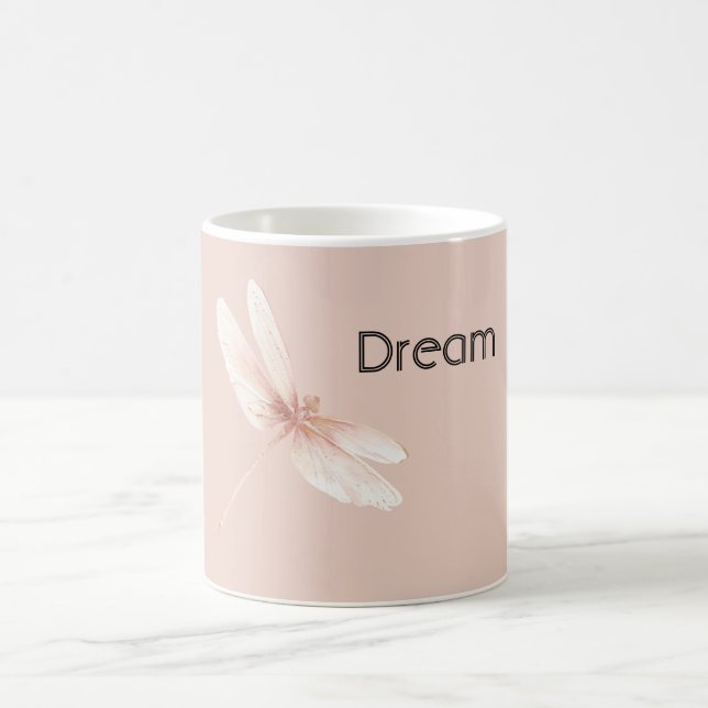 Mug Peach Dragonfly Dream (Centre)