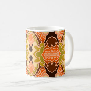 Mug Peach Fuzz Boho Shabby Chic géométrique Art Abstra