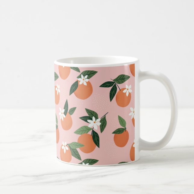 Mug Peach Orange Juice Motif (Droite)