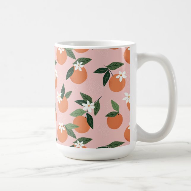 Mug Peach Orange Juice Motif (Droite)