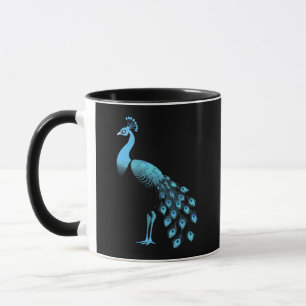 Mug Peacock bleu