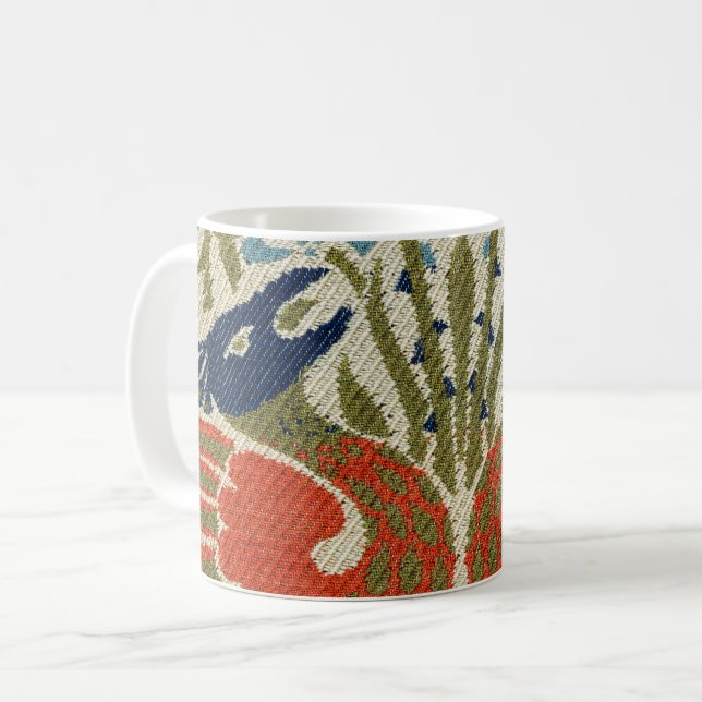 Mug Peacock, William Morris (Devant gauche)