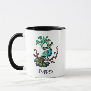 Mug Peacock Zombie personnalisé