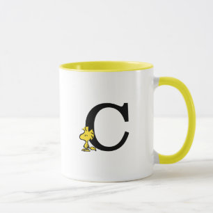 Mug PEANUTS   Bois   Monogramme C