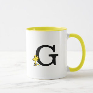 Mug PEANUTS   Bois   Monogramme G