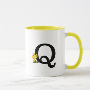 Mug PEANUTS   Bois   Monogramme Q