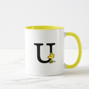 Mug PEANUTS Bois Monogramme U