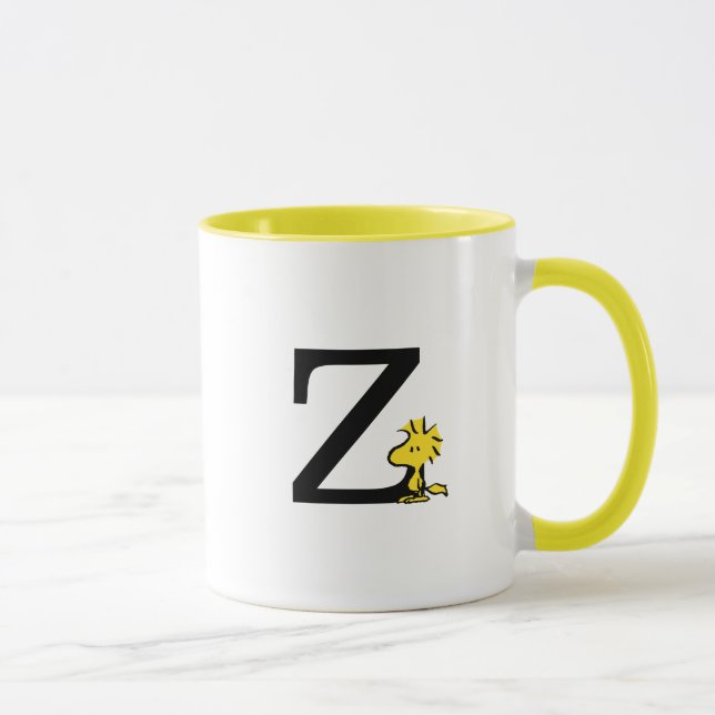 Mug PEANUTS | Bois | Monogramme Z (Droite)